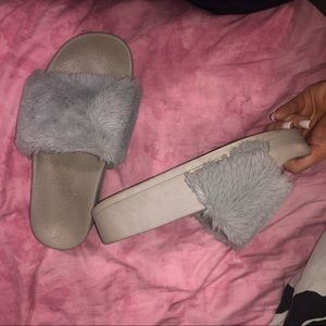 Platform furry slides